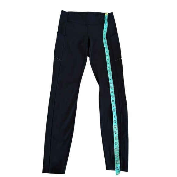 Lululemon Women's Pull-On Stretch Speed Up Tight Luxtreme Leggings Black Size 6 - Picture 7 of 9
